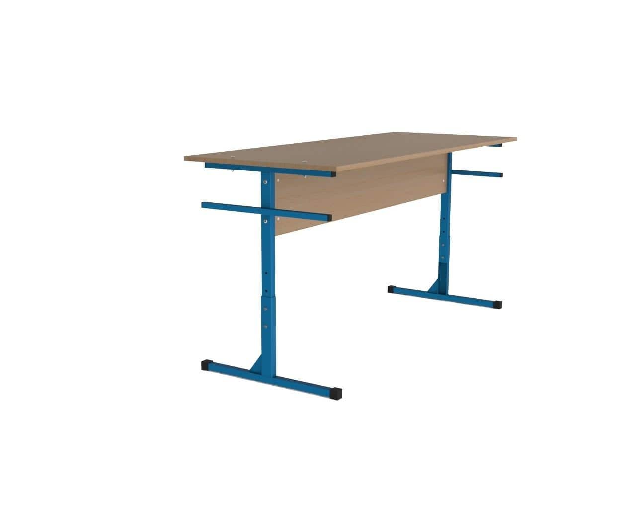 Стіл обідній на швелері 4-х місний РОЗКОМ на ростові групи № 4-6, розмір 1200х600х630-750мм.